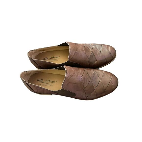 Coldwater Creek Walk With Me Womens Tan Toubkal Leather Loafer Flats Size 8M - Picture 2 of 12